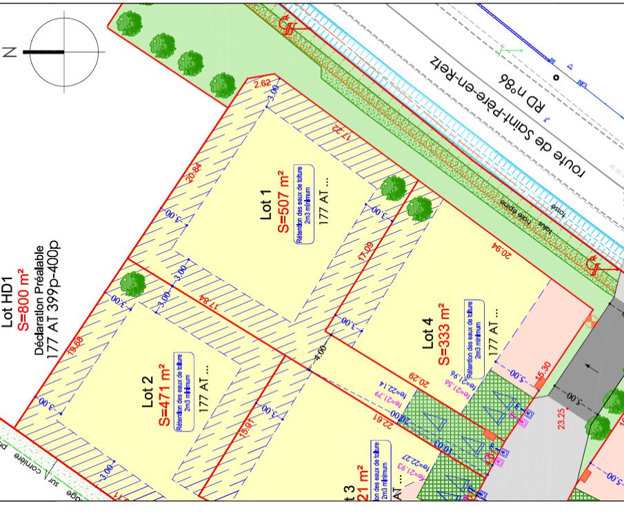 Terrain Pornic 507m²